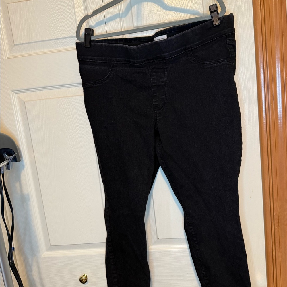 Women's Black Old Navy Jeggings - 16P